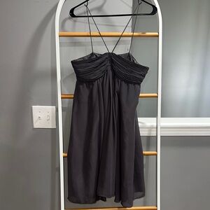 Zara Black Sleeveless Babydoll Dress